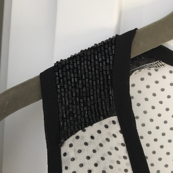 NWT - Bellatrix Polka Dot Peplum Blouse - size S - Picture 3 of 3